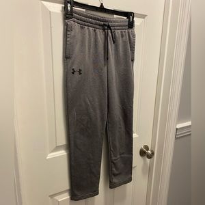 Under Armour boys sweatpants size youth M marled gray